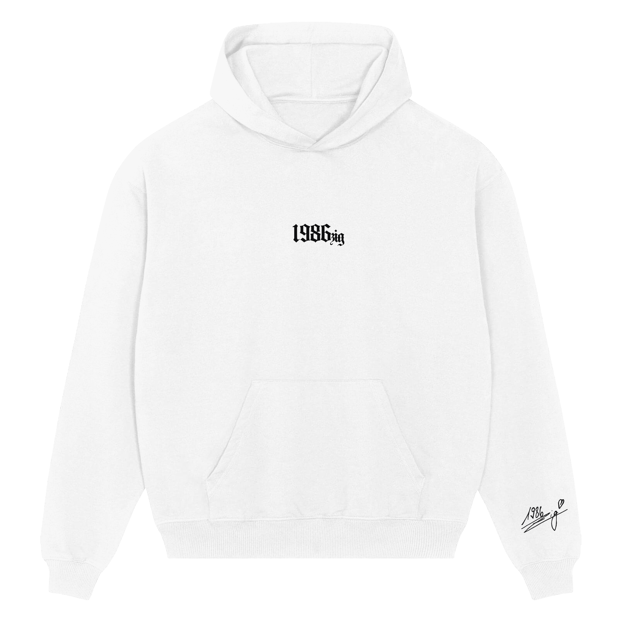 1986zig Classic 1986zig Oversize Hoodie mit Signatur Hoodie 371747