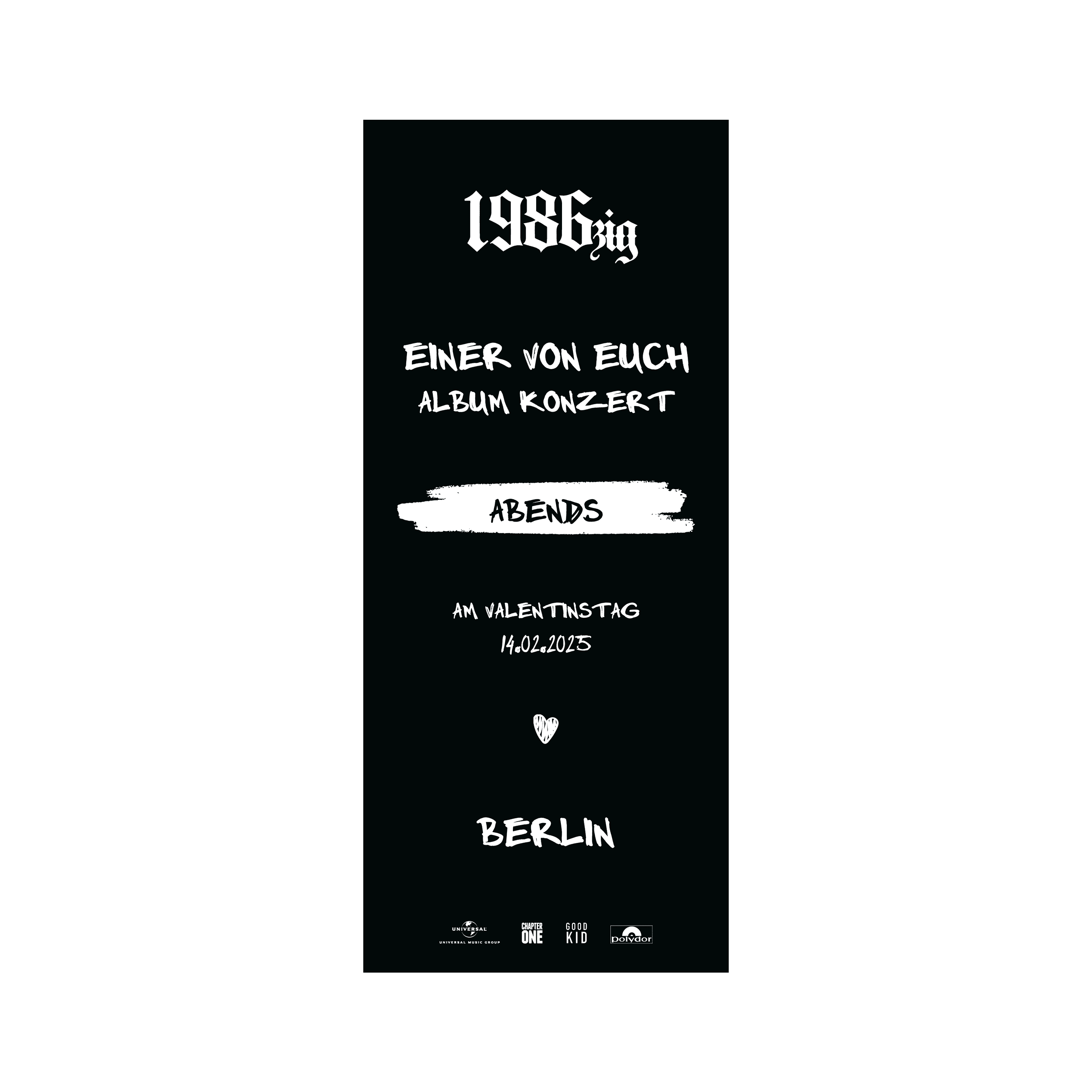 1986zig Einer von Euch Exklusives Ticket Bundle CD (Abend) 377515